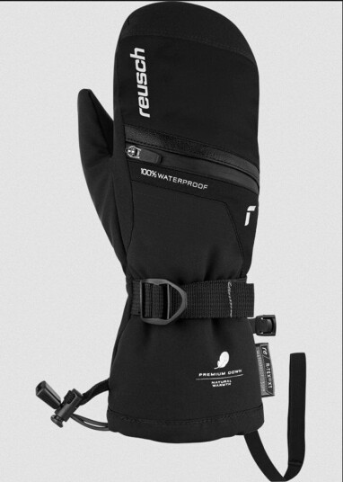 Reusch Lando Down Junior Mitten black/silver Reusch Lando Down Junior Mitten black/silver