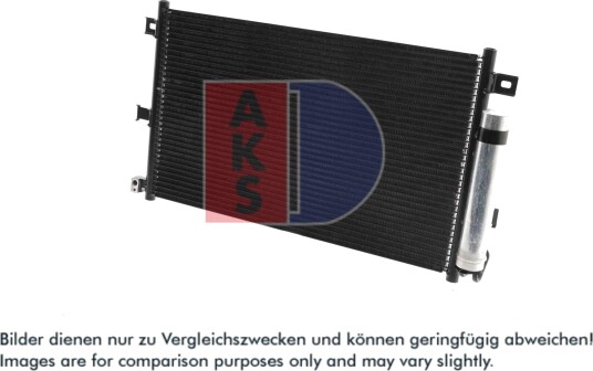 AKS DASIS 112037N Kondensator, klimaanlegg