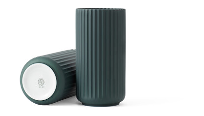 Vase Porselen Copenhagen Green 20,5cm