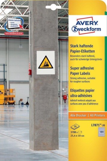 AVERY Self-Adhesive Label Rectangle