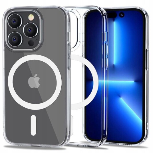 Tech-Protect iPhone 14 Pro Max Tech-Protect Flexair Hybrid Deksel - MagSafe-Kompatibel - Gjennomsiktig