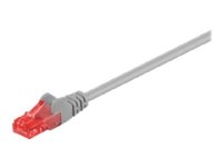MicroConnect - Nettverkskabel - RJ-45 (hann) til RJ-45 (hann) - 70 m - 6 mm - UTP - CAT 6 - halogenfri, rund, uten hindringer, flertrådet - grå