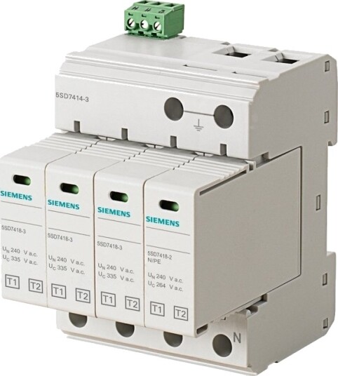 Siemens Overspenningsvern For Distribusjonsskap 5SD74143 Siemens Overspenningsvern For Distribusjonsskap 5SD74143
