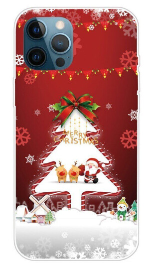 INCOVER iPhone 14 Pro TPU Plast Jul Deksel - Juletre