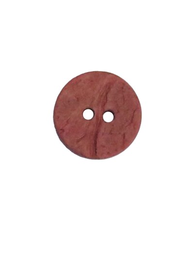 Villy Jensen Knapp 2 hull kokos rust 15mm