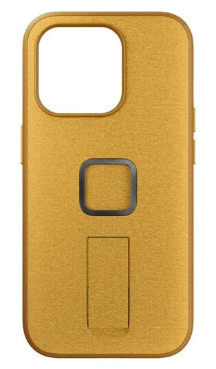Peak Design iPhone 15 Pro Stoffdeksel med SlimLink Brakett og Finger Loop - MagSafe Kompatibel - Sun