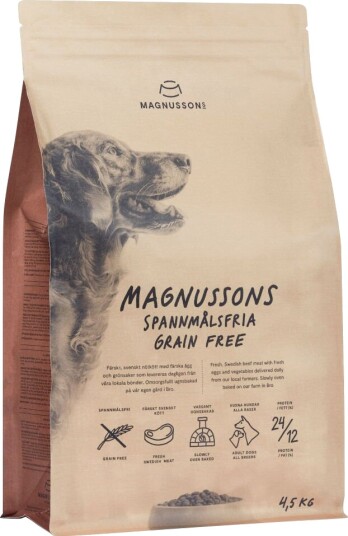Magnusson Kornfritt Hundefôr 4,5 kg - Tørrfôr for Hunder Magnusson Kornfritt Hundefôr 4,5 kg - Tørrfôr for Hunder