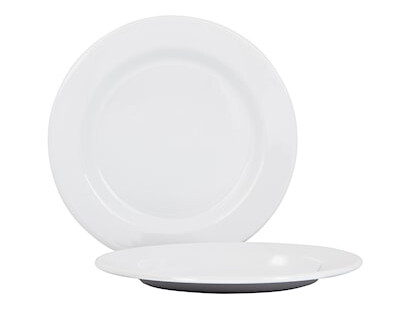 Kockums Jernverk Tallerken Ø 24 cm Emalje Grå