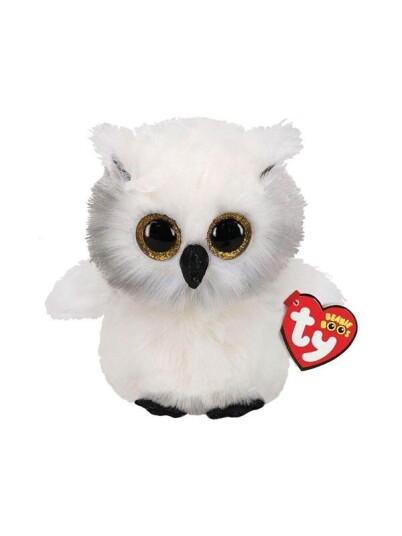 Ty Beanie Boos Austin White Owl 15cm