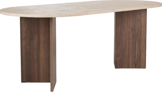 Dano Spisebord 200x75x90 cm - Travertine Walnut