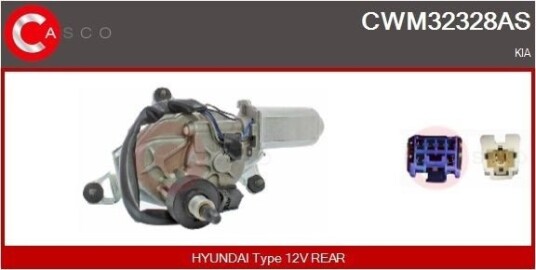 CASCO CWM32328AS Vindusviskermotor CASCO CWM32328AS Vindusviskermotor