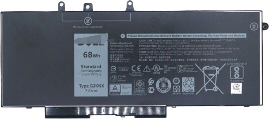 Batteri 68Whr 4 Celler 451-BBXX