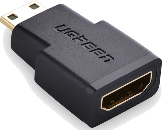 Ugreen Mini HDMI (hann) til HDMI (hun) adapter - svart