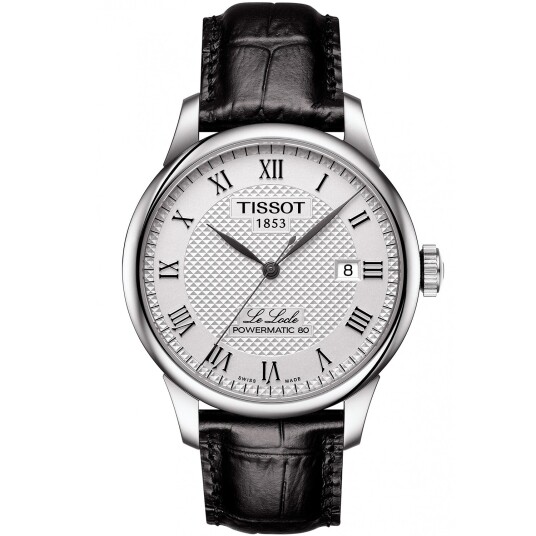 Tissot Le Locle Powermatic 80 T0064071603300 - Herre - 39 mm - Analog - Automatisk - Safirglass Tissot Le Locle Powermatic 80 T0064071603300 - Herre - 39 mm - Analog - Automatisk - Safirglass