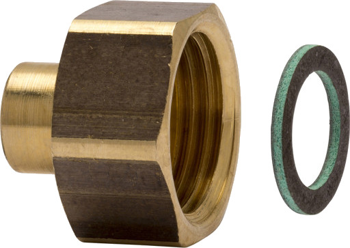 Imi Hydronics 1/2" Overgangsnippel for Klipp til Plugger