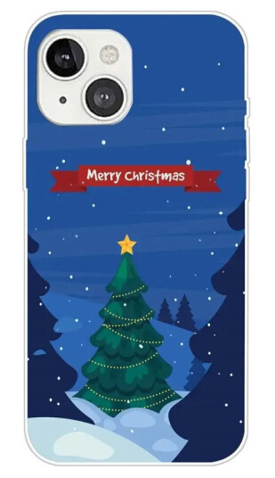 INCOVER iPhone 15 Plus Fleksibelt Plast Jul Deksel - Merry Christmas - Juletre INCOVER iPhone 15 Plus Fleksibelt Plast Jul Deksel - Merry Christmas - Juletre
