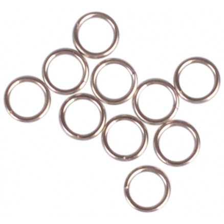 Infinity Hearts Nøkkelring Tynn Sølvfarget 5mm 10 stk