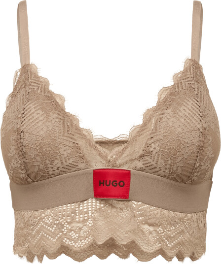 HUGO Triangle Rl Lace Brown M