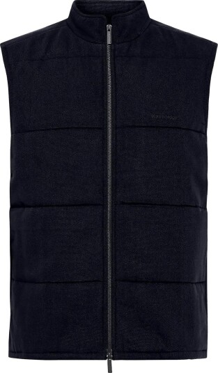 Knowledge Cotton Apparel Canvas Vest NIGHT SKY S