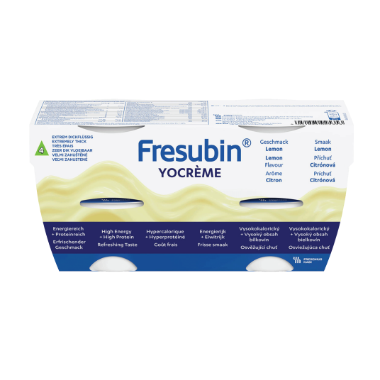 Fresubin YoCrème Næringskrem Sitron 4x125 ml