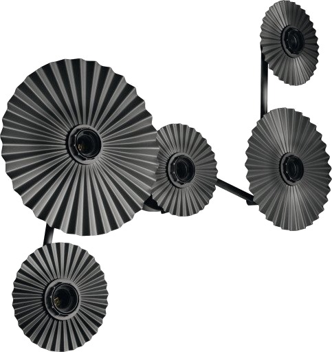 Osram Decor Plissee vegglampe grå Osram Decor Plissee vegglampe grå
