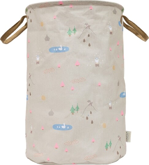 OYOY Deer & Duck Laundry/Storage Kurv Large