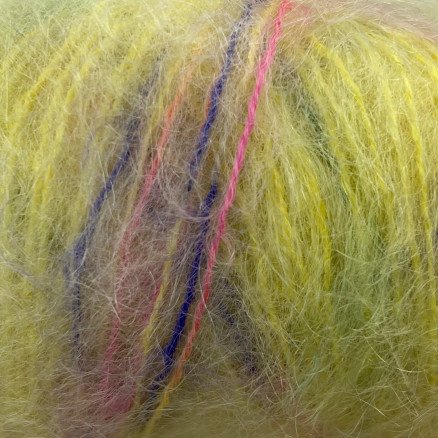 Permin Bella Colour Garn 69 Gul/Lilla/Rosa/Grønn