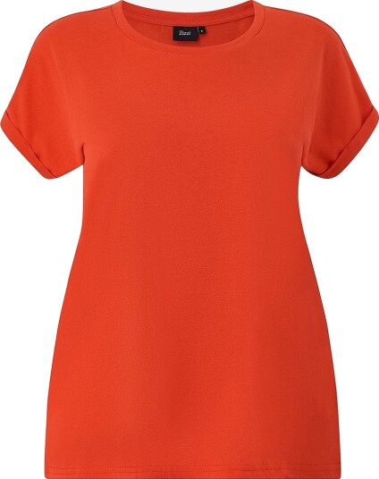 Zizzi Topp T shirts Rød