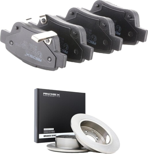 Bremseskiver og -klosser RIDEX 3405B2439