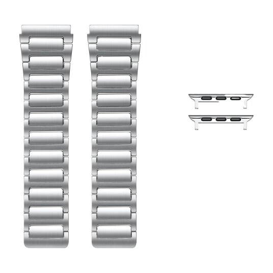 Triacle Natural magnetisk stållenke armbånd universal 20mm Sølv