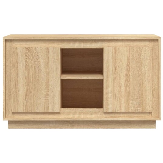 vidaXL Skjenk sonoma eik 102x35x60 cm konstruert tre