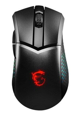 MSI Clutch GM51 Trådløs Gamingmus med RGB 26000 DPI - Svart