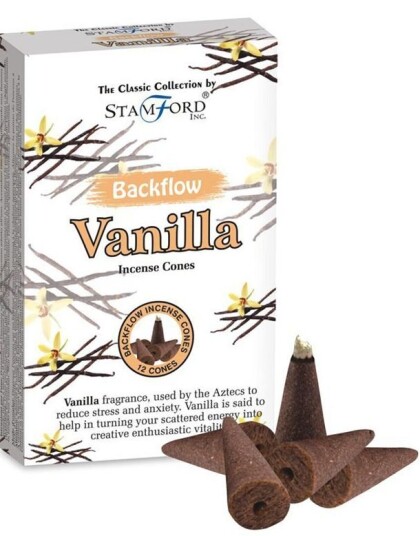 Vanilla    12 stk Stamford Backflow Røkelseskuber
