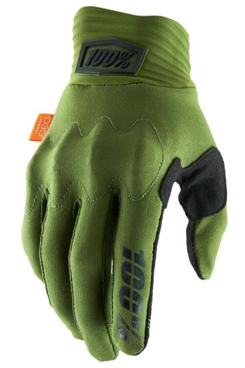 100 % 100 % Cognito Hansker Army Green - M (Håndlengde 187-193 Mm) (Ny 2022)