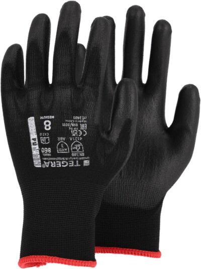 Tegera 860 Monteringshanske PU/Nylon Størrelse 6 Klær