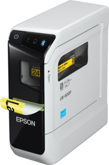 Epson Labelworks Lw-600P Etikettmaker S/H Termotransfer Rull (2,4 Cm) 180 Dpi Inntil 15 Mm/Sek Usb Bluetooth Kutter Svart Blekgrå Epson Labelworks Lw-600P Etikettmaker S/H Termotransfer Rull (2,4 Cm) 180 Dpi Inntil 15 Mm/Sek Usb Bluetooth Kutter Svart Blekgrå