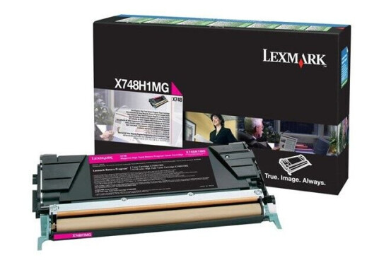Lexmark X748H1MG Magenta - Laser toner Rød Lexmark X748H1MG Magenta - Laser toner Rød