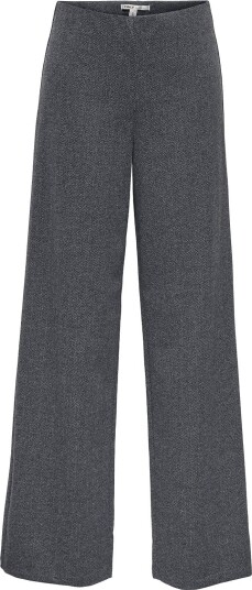 ONLY Onlbremen Mw Herringbone Wide Pant Pnt Grey XS x 32
