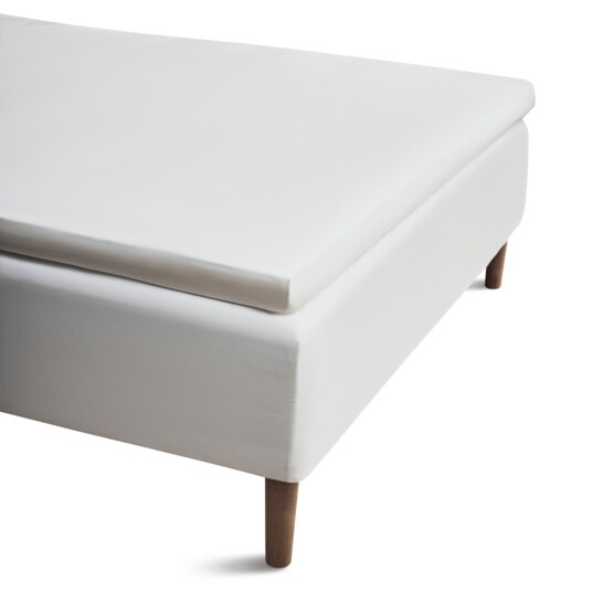 Juna Percale Kuvertlagen 180X210 Cm Hvid - White - 180X210CM