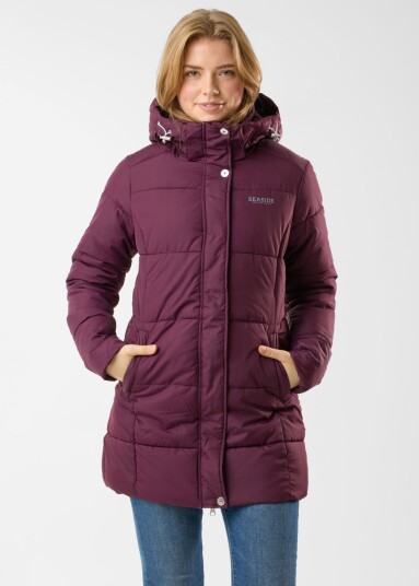 Seaside Long Island W Dk. Burgundy 36 Vinterjakker Seaside Long Island W Dk. Burgundy 36 Vinterjakker