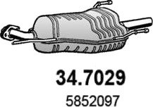Bakre eksospotte ASSO 34.7029 Bakre eksospotte ASSO 34.7029