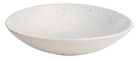 Ernst dyp tallerken 22 cm Prikkete-hvit