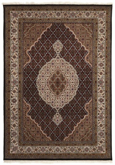 Håndknyttet. Opphav: India Tabriz Indi Teppe 169x242