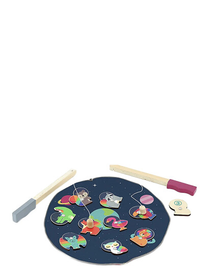 Vilac Game - Fishing Game - Space By Andy Westface - Multi/patterned - ONE SIZE