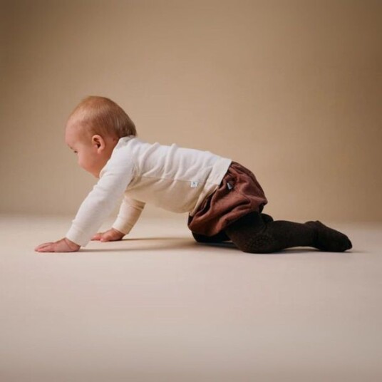 Gobabygo Chocolate Crawling Strømpebukser Organic Bomull