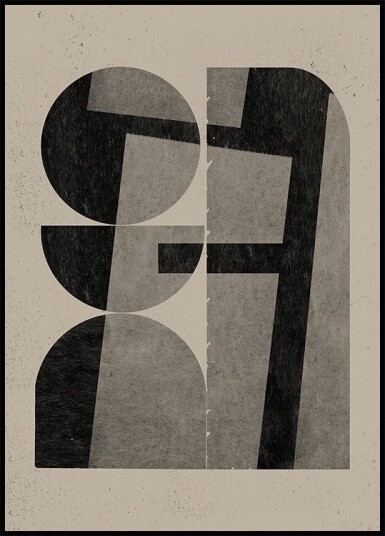 Geometric Harmony Plakat / 50x70cm
