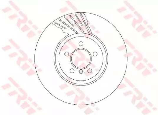 Bremseskive TRW DF6614S