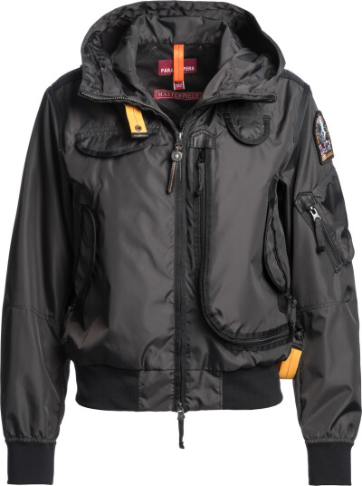 Parajumpers Women's Gobi Hooded Bomber Off black XS Parajumpers Women's Gobi Hooded Bomber Off black XS