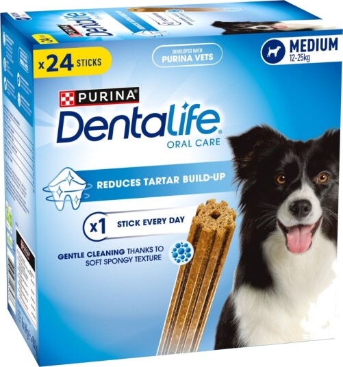 Dentalife Purina Daglig Tannhygiene Snacks For Mellomstore Hunder 24 Sticks 8 X 69 G Dentalife Purina Daglig Tannhygiene Snacks For Mellomstore Hunder 24 Sticks 8 X 69 G