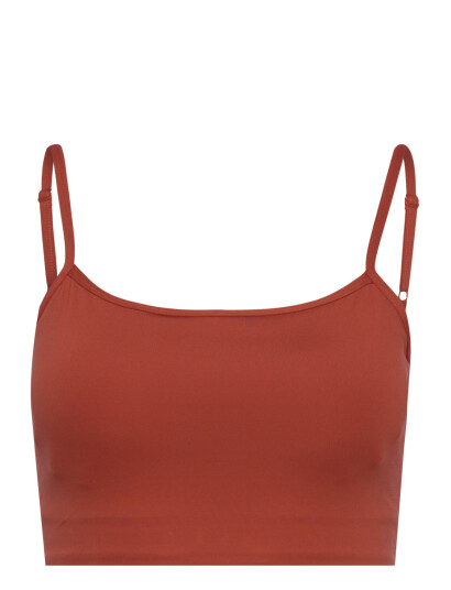 Moonchild Yoga Wear Lunar Luxe Bra Top - Orange - XS Moonchild Yoga Wear Lunar Luxe Bra Top - Orange - XS